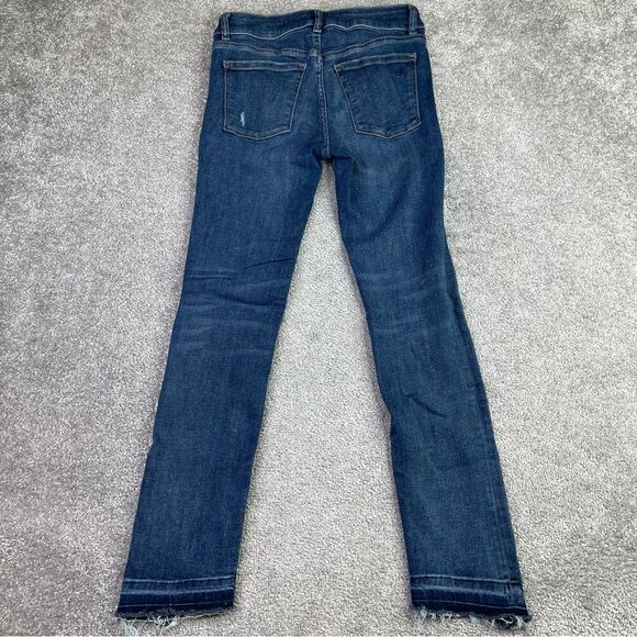 DL1961 Mara Jeans Women's 24 Blue Straight Ankle Mid-Rise Dark Denim Instasculpt - Picture 4 of 14